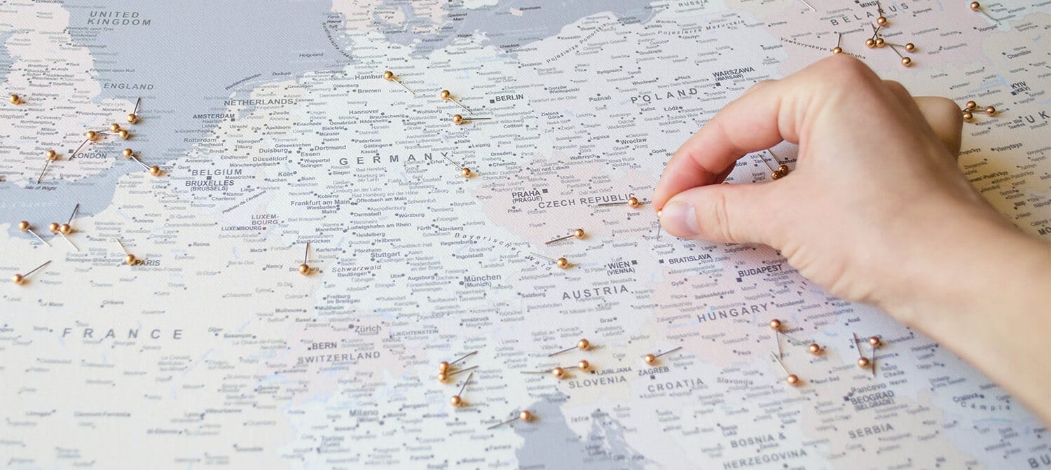 detailed world maps with pins tripmapworld